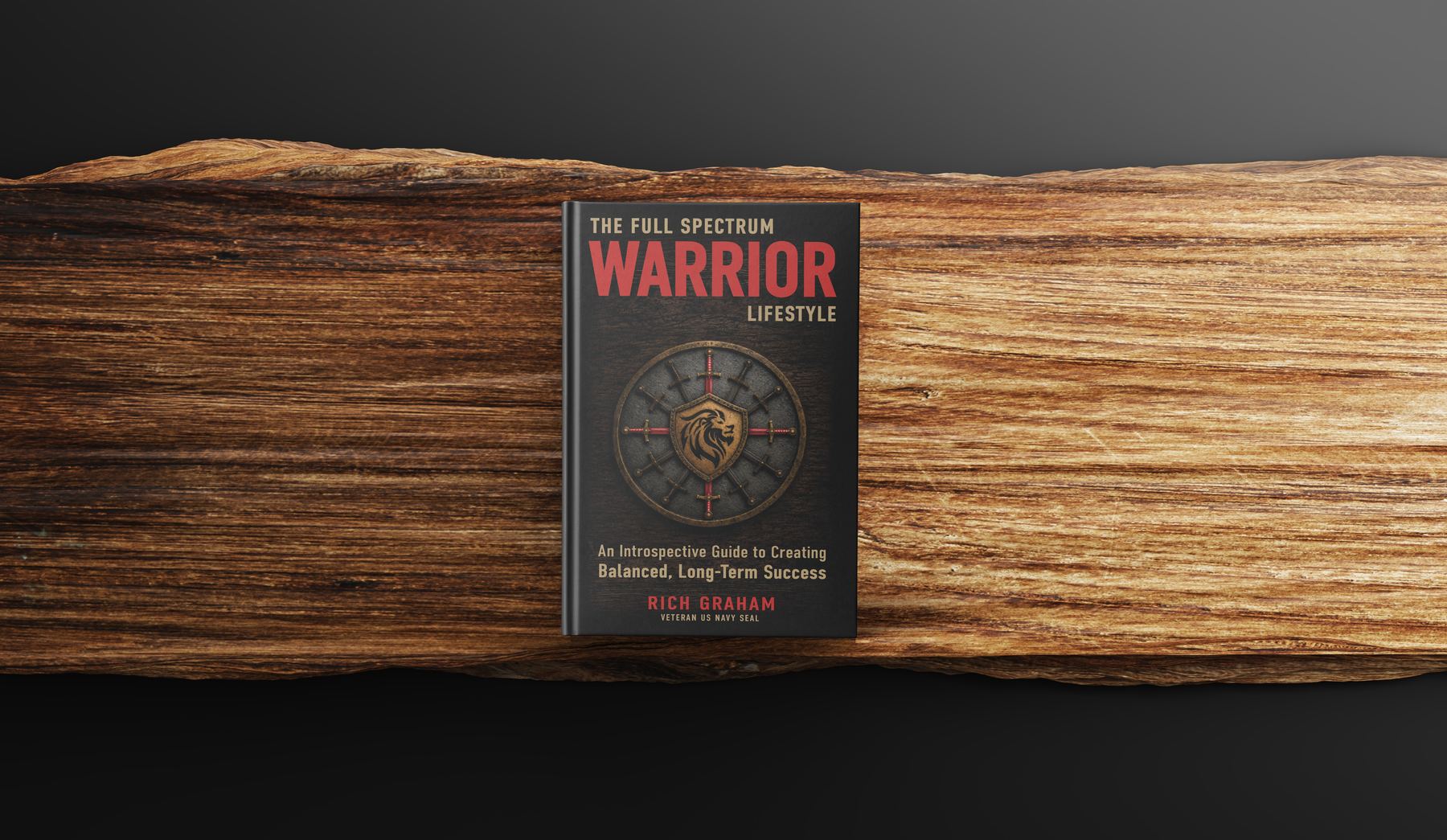 The Full Spectrum Warrior Lifestyle hardcover on a wood table
